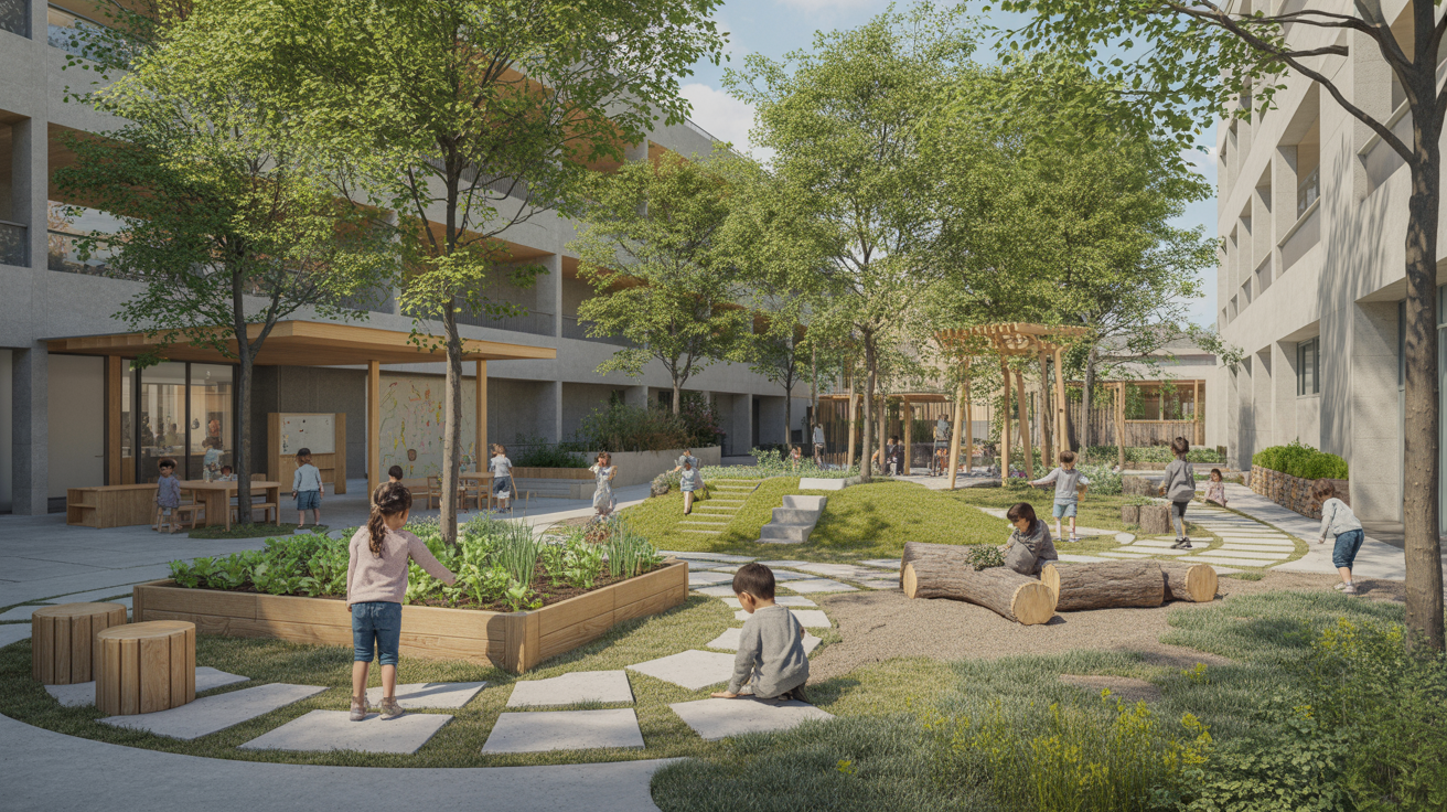 Comment végétaliser une cour d’école ou un espace de jeu ?